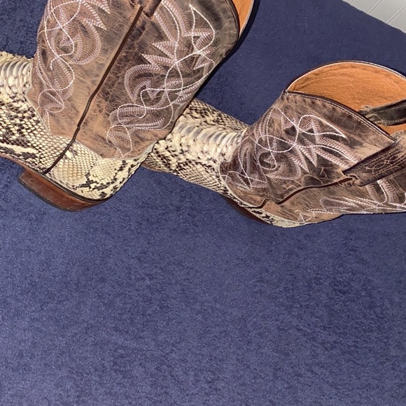 Dan post snakeskin boots main image 5